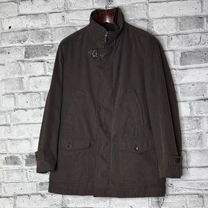 Mabrun Men's Dark Brown Outdoor Winter Coat - Made in Italy